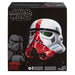 Détail du bouton de modification vocale du casque Stormtrooper Incinerator HASBRO pour enfants dès 8 ans