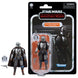 Figurine Star Wars The Mandalorian Base Impériale 9,5cm vue de face avec blaster