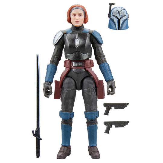 Détail du casque interchangeable de la figurine Bo-Katan Kryze, design fidèle à la série