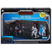 Packaging premium du playset Star Wars Moff Gideon signé HASBRO