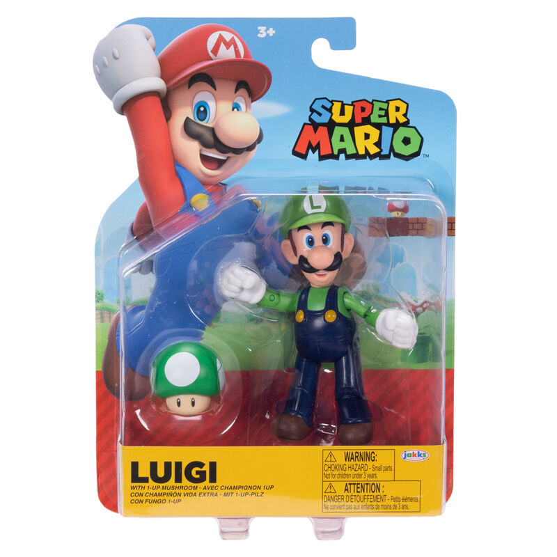 Figurine Super Mario Bros 10cm Wave 41 avec éclairage studio mettant en valeur les couleurs