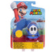 Gros plan sur les chaussures de la figurine Super Mario Bros articulée Wave 41