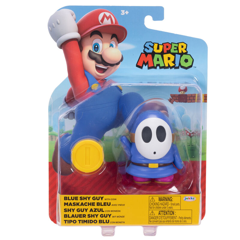 Gros plan sur les chaussures de la figurine Super Mario Bros articulée Wave 41