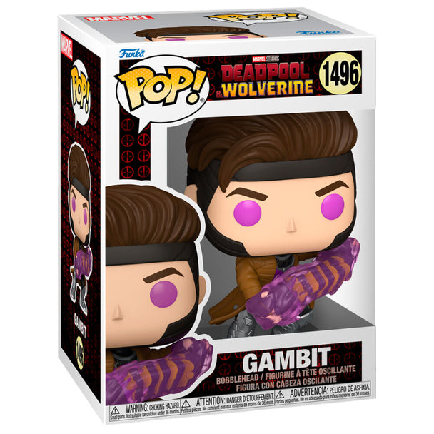 Figurines Funko POP Marvel Deadpool et Wolverine en vinyle de 9 cm dans leur boîte cadeau