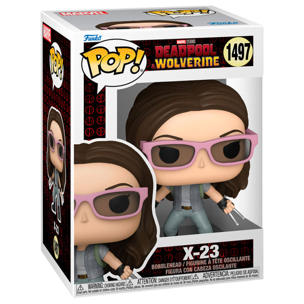 Figurine Funko POP Deadpool en vinyle de 9 cm avec détails précis et boîte cadeau Marvel