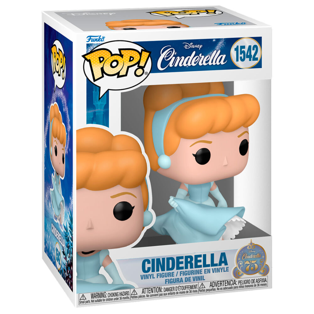 Figurine Funko POP Cendrillon Disney en vinyle de 9 cm dans sa boîte cadeau officielle