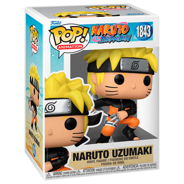 Figurine Funko POP Naruto Uzumaki en vinyle de 9 cm dans sa boîte cadeau officielle Naruto Shippuden