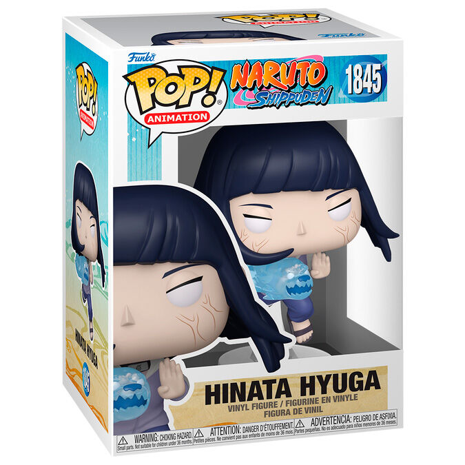Figurine Funko POP de Hinata Hyuga en vinyle de 9 cm avec détails précis et boîte cadeau Naruto Shippuden