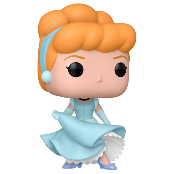 Vue rapprochée de la figurine Funko POP Cendrillon Disney montrant les détails précis du design