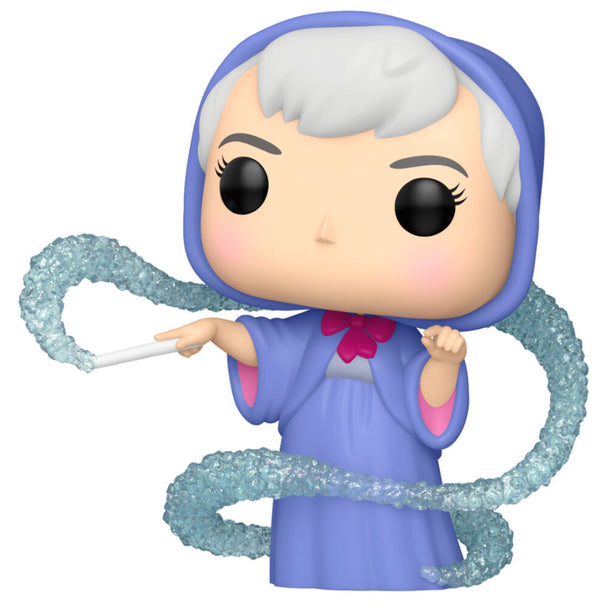 Boîte collector de la figurine Funko POP La Bonne Fée de Cendrillon, idéale pour collectionneurs Disney.