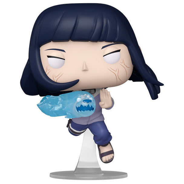 Vue rapprochée de la figurine Funko POP Hinata Hyuga montrant les couleurs et le design soigné sous différents angles
