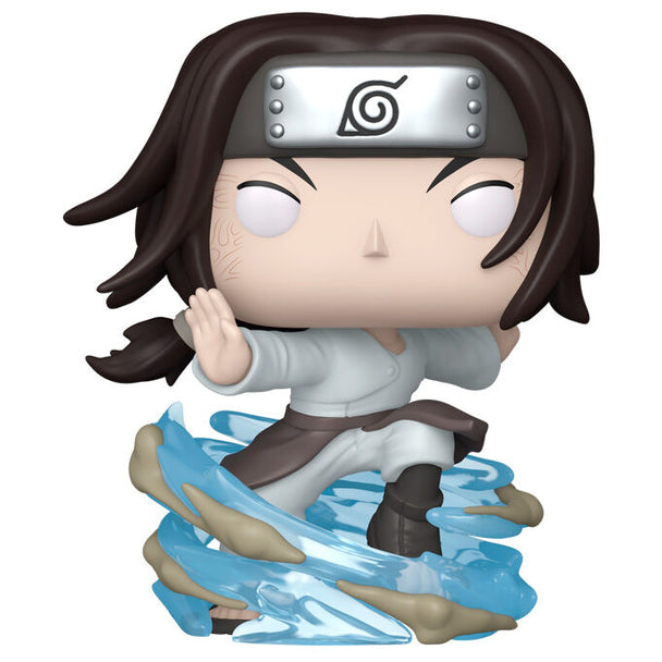 Boîte cadeau officielle de la figurine Funko POP Neji Hyuga, packaging collector avec illustrations Naruto Shippuden