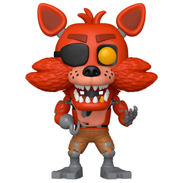 Vue rapprochée de la figurine Funko POP Foxy avec détails précis et couleurs vives sur fond blanc