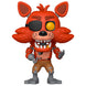 Vue rapprochée de la figurine Funko POP Foxy avec détails précis et couleurs vives sur fond blanc