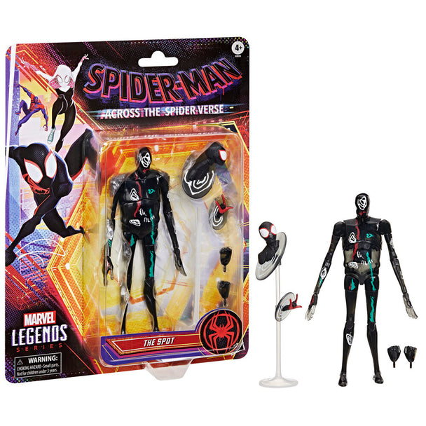 Figurine articulée The Spot de Spider-Man Across The Spider-Verse vue de face avec détails précis
