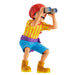 Figurine Buggy des Roger Pirates One Piece vue de face, hauteur 10 cm, finition détaillée