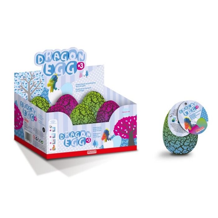 Dragon en train d'éclore de son œuf, jouet magique COMANSI pour enfants