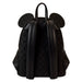 Poche avant zippée avec pendentif en cuir synthétique sur le sac à dos Loungefly Mickey Ear Evergreen