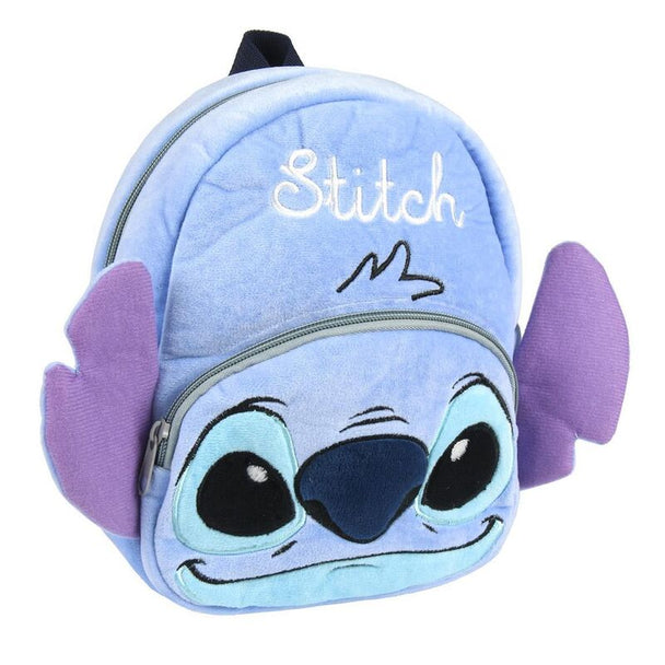 Sac à dos Disney Stitch 22cm de couleur bleue avec le personnage Stitch imprimé, conçu par CERDÁ, idéal pour enfants.