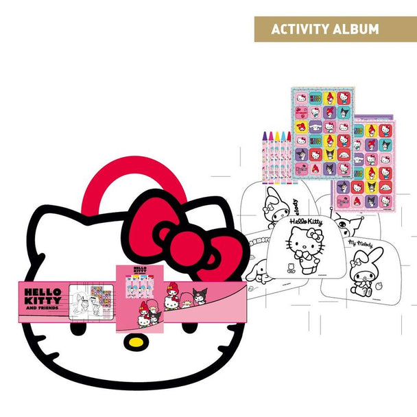 Set d'activité Hello Kitty CERDÁ avec accessoires colorés pour enfants créatifs.