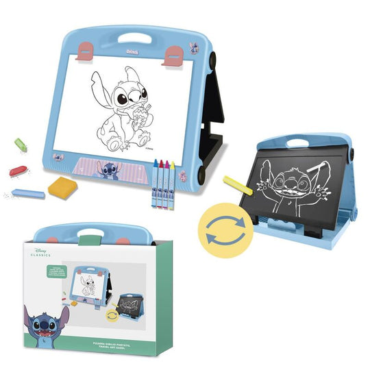 Set de papeterie portable Disney Stitch CERDÁ avec stylos et accessoires colorés