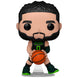 Figurine Funko POP de Jayson Tatum en tenue de joueur NBA des Boston Celtics, vue de face sur fond blanc
