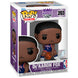 Figurine Funko POP de De'Aaron Fox en tenue des Sacramento Kings, vue de face sur fond blanc