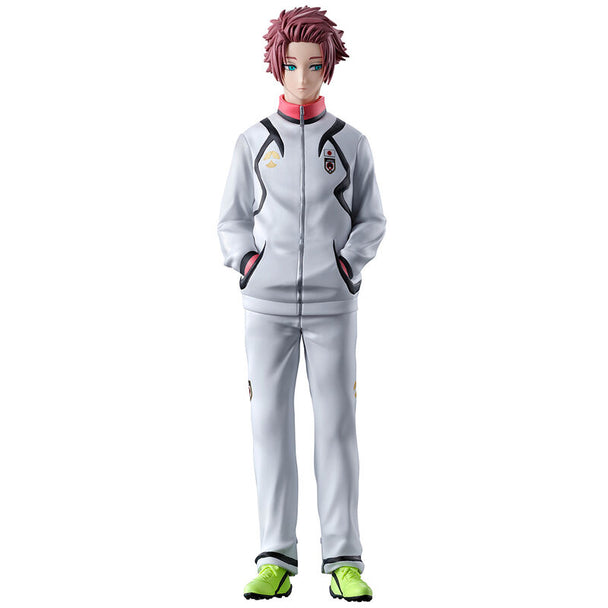 Figurine Sae Itoshi Ichibansho Bluelock vue de face avec détails précis