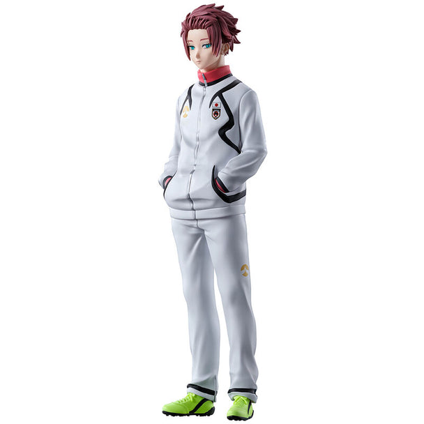Profil gauche de la figurine Sae Itoshi Ichibansho 18cm BANPRESTO