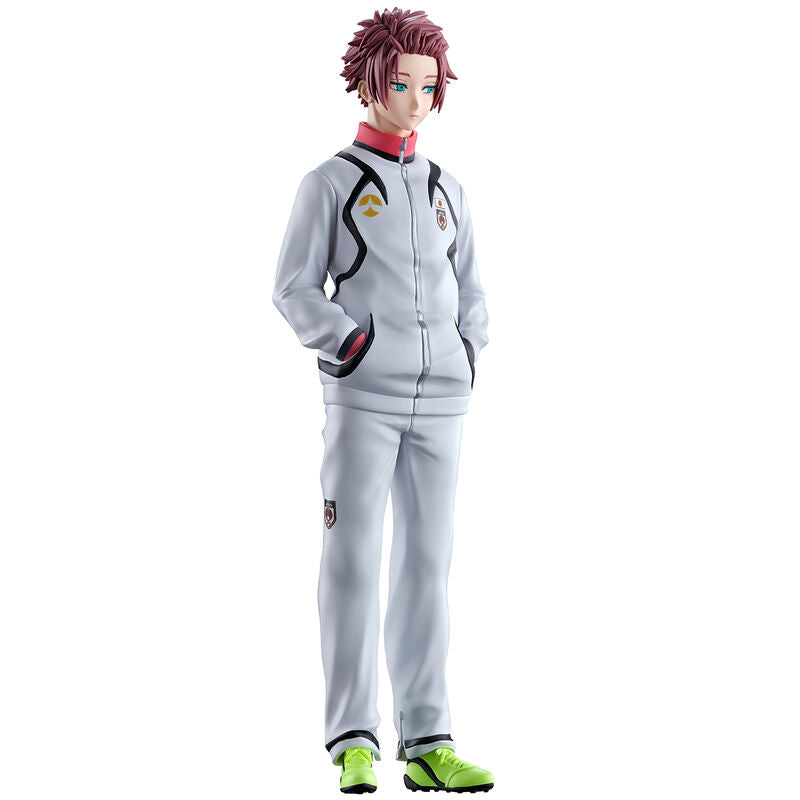 Vue rapprochée des détails du visage et de la tenue de Sae Itoshi Ichibansho