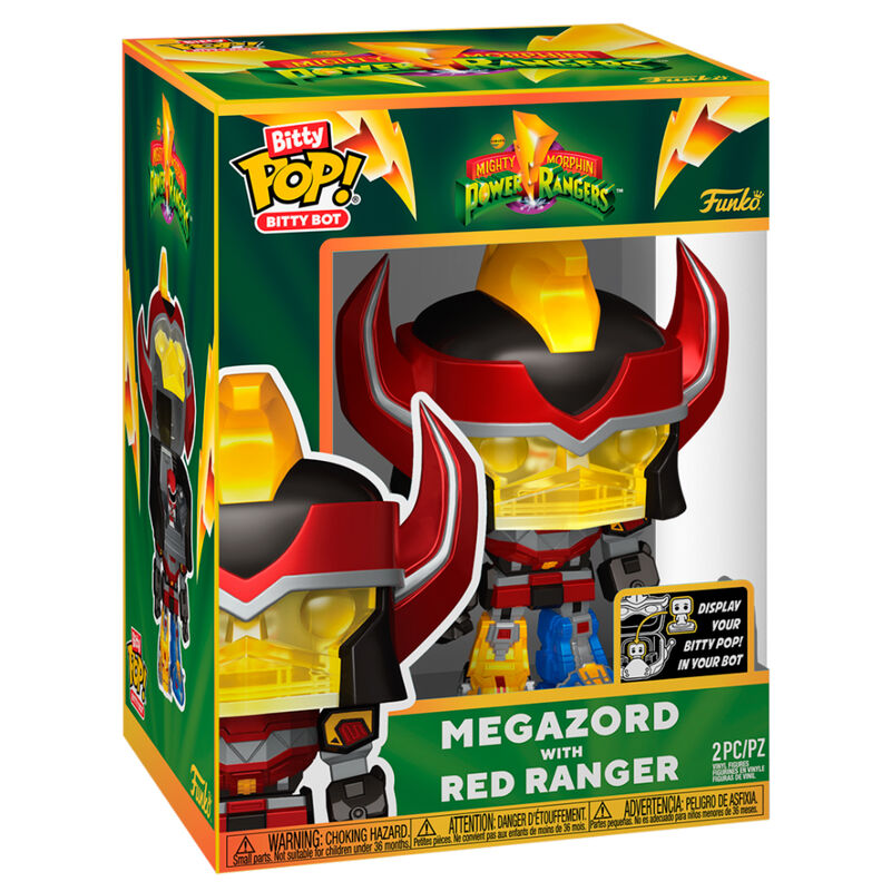 Figurine FUNKO Bitty Bots du Ranger Rouge en vinyle, taille compacte pour collection