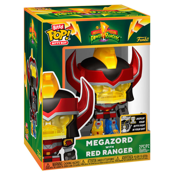 Figurine FUNKO Bitty Bots du Ranger Rouge en vinyle, taille compacte pour collection