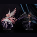 Vue arrière détaillée de la figurine Homura Devil mettant en valeur sa coiffure et sa cape