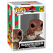 Figurine Funko POP Velociraptor Hatchling de Jurassic Park en vinyle de 9 cm, présentée dans sa boîte cadeau officielle.