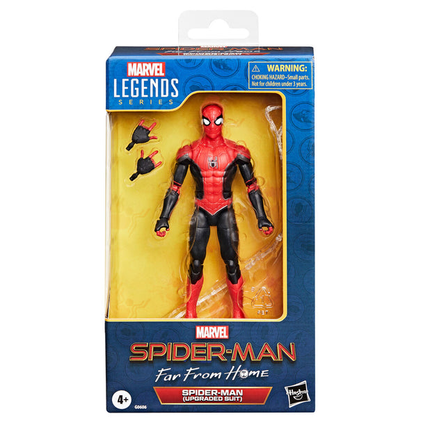 Figurine Spider-Man Marvel Legends 25cm en position dynamique avec costume Far From Home