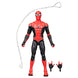 Vue latérale de la figurine Spider-Man Marvel Legends montrant les articulations flexibles