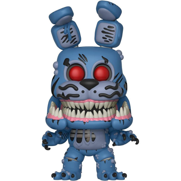 Détail de la figurine Funko POP Twisted Bonnie avec ses couleurs et textures fidèles au personnage original du jeu.