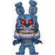 Détail de la figurine Funko POP Twisted Bonnie avec ses couleurs et textures fidèles au personnage original du jeu.