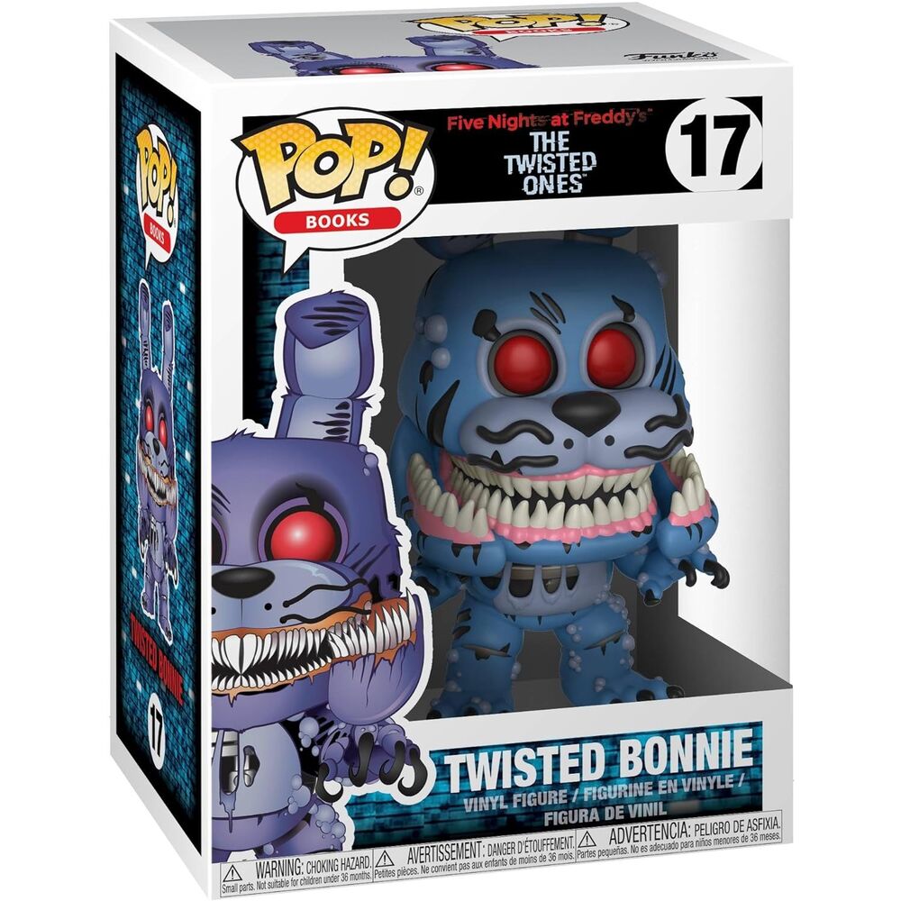 Boîte cadeau de la figurine Funko POP Twisted Bonnie Five Nights at Freddy's, idéale pour collection et présentation.