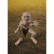 Présentation des différentes expressions faciales et options de pose des figurines Frodo et Gollum