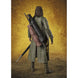 Figurine Aragon avec sa cape et son carquois, vue de face sur fond neutre
