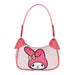 Vue avant du sac Hello Kitty My Melody KARACTERMANIA avec motifs colorés et logo visible