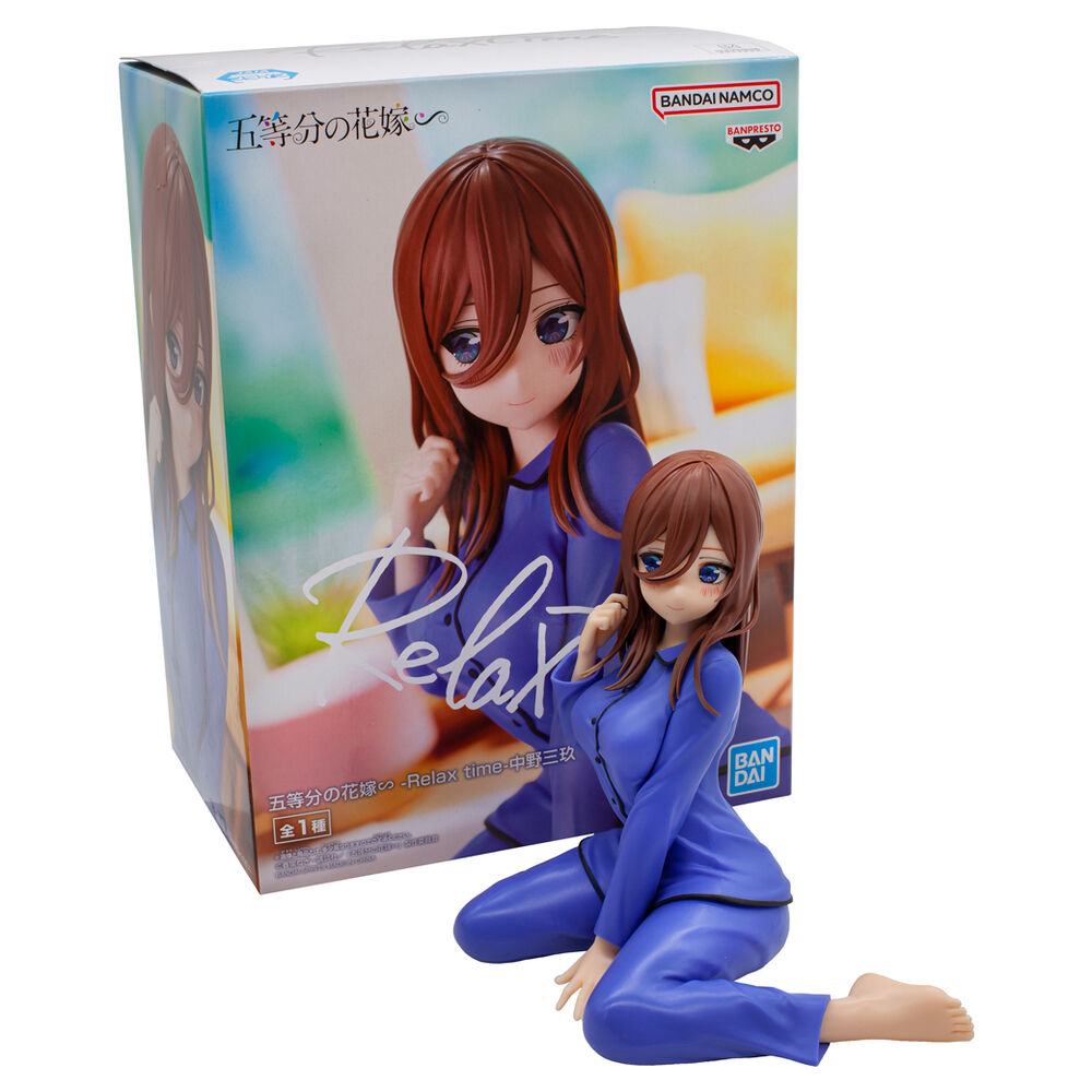 Ensemble des six images montrant la figurine Miku Nakano sous différents angles
