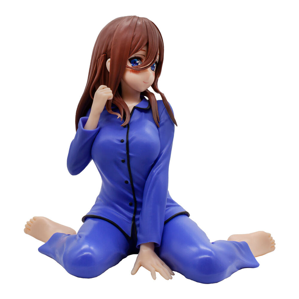 Vue arrière de la figurine Miku Nakano Relax Time montrant les détails de la coiffure