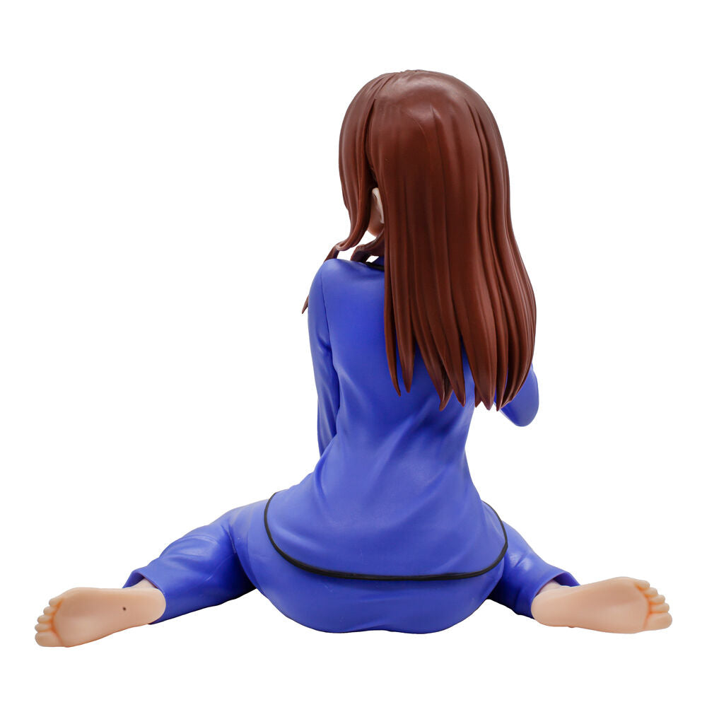 Figurine Miku Nakano Relax Time en présentation sous un angle dynamique