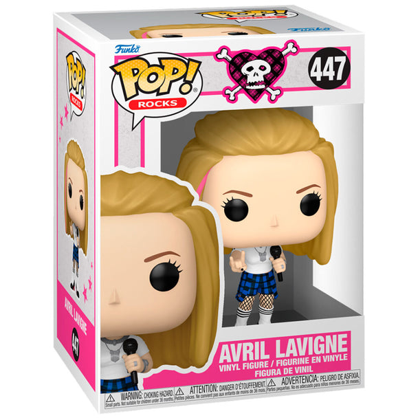 Figurine Funko POP Avril Lavigne Girlfriend en vinyle de 9 cm avec boîte cadeau visible