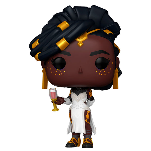Détail de la figurine Funko POP Mel League of Legends Arcane montrant les couleurs et le design soigné