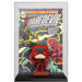 Vue latérale de la figurine Funko POP Daredevil Marvel Comic Cover montrant ses dimensions et finitions soignées