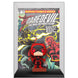 Vue latérale de la figurine Funko POP Daredevil Marvel Comic Cover montrant ses dimensions et finitions soignées