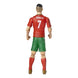 Zoom sur le visage détaillé de la figurine Cristiano Ronaldo 20cm de BANBO TOYS
